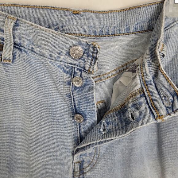 Levi's 501 90s Freehand Folk patchwork jeans Size 32/31 Retro Boho Streetwear - Picture 9 of 12